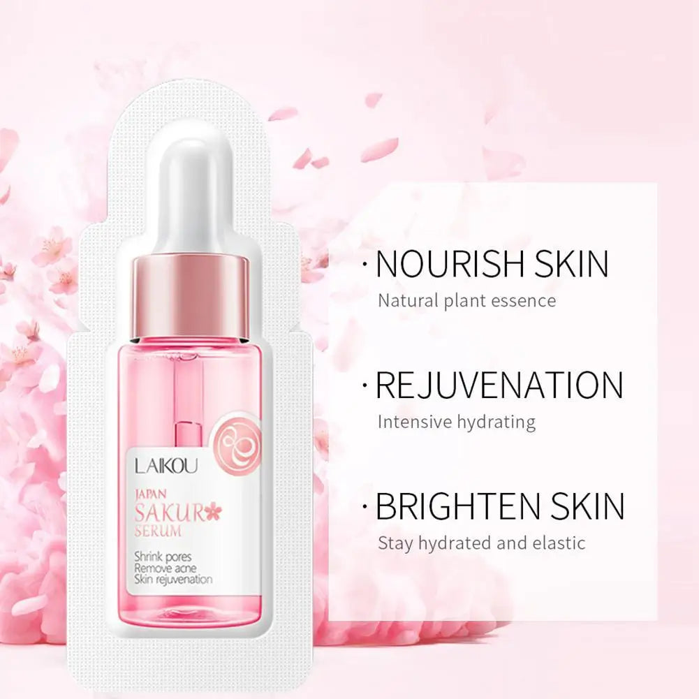 5/10pcs Moisturizing face Serum Nourishing Rejuvenation Skin Serum Shrink Pore Smoothing Face Skin care Travel size 1ml